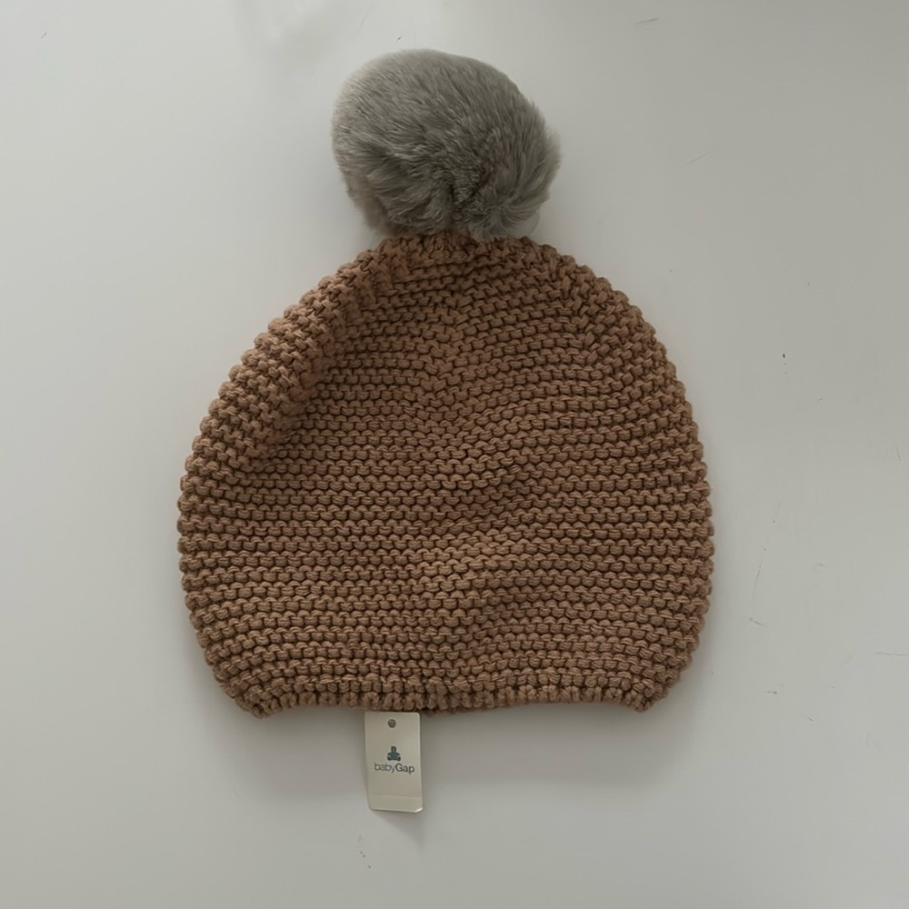 Babygap crochet baby hat NWT